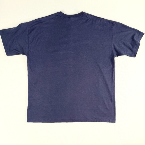 Vintage Single Stitch Henley Shirt Men's 2XL 90s Made In USA Duke T-Shirts - Picture 6 of 10